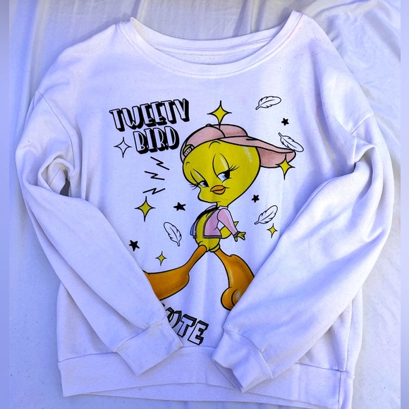 Swaggy Tweety Bird “So cute, So sweet” Pullover - Picture 4 of 6